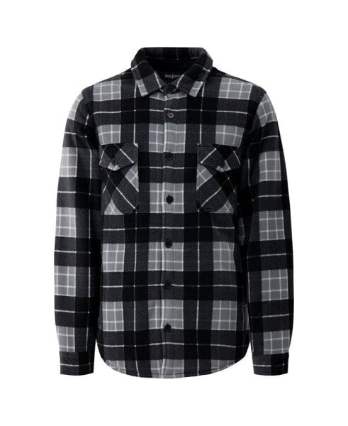 Men's Jax Long Sleeve Plaid Shirt Jacket