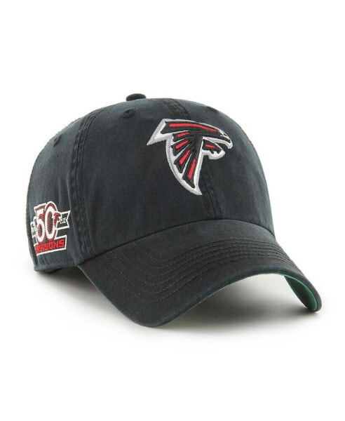 Men's Black Atlanta Falcons Sure Shot Franchise Fitted Hat