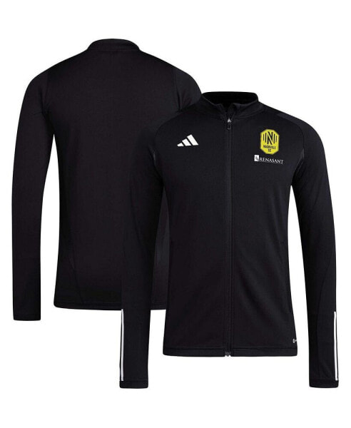 Men's Black Nashville SC 2023 On-Field AEROREADY Full-Zip Training Top