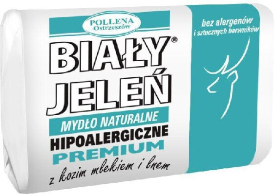 Biały Jeleń Mydło hipoalergiczne premium z Kozim mlekiem 100g