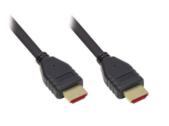 Кабель HDMI GOOD CONNECTIONS Alcasa 4521-005 - 0.5 м - HDMI Type A (Стандарт) - HDMI Type A (Стандарт) - 38.4 Gbit/s - Черный