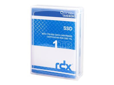 RDX SSD 1TB Cartridge (single) - RDX cartridge - RDX - 1000 GB - FAT32 - NTFS - exFAT - ext4 - Black - 1500000 h