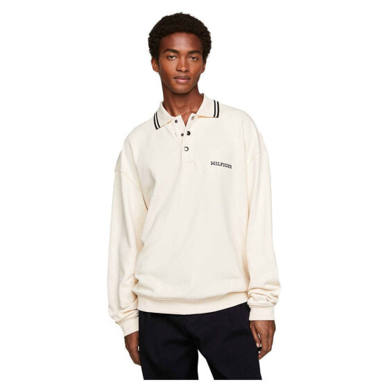 TOMMY HILFIGER Monotype Embro Rugby long sleeve polo
