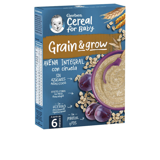 GRAIN & GROW #whole oat porridge with plum 250 gr