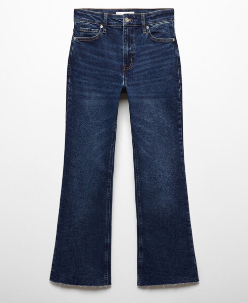 Women's Crop Flared Jeans