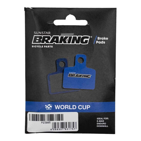 BRAKING Race World Cup F.I.R.S.T./Incas 2.0/Shimano Deore sintered disc brake pads