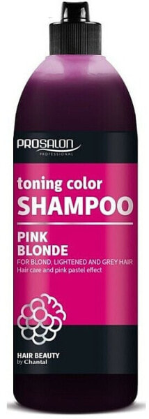 Farbshampoo für blondes, aufgehelltes und graues Haar mit Pink-Pastelleffekt