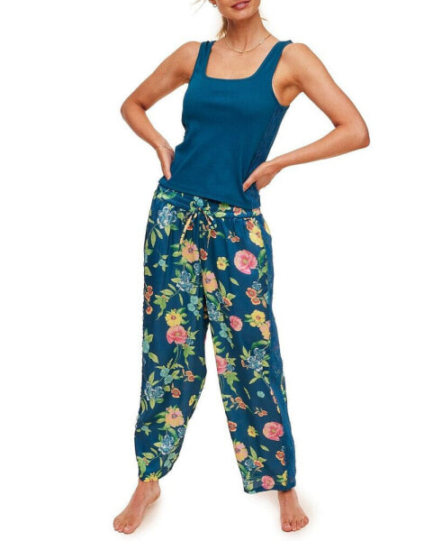 Women's Delenia Pajama Tank Top & Pants Set