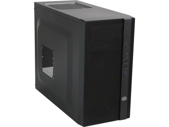 Cooler Master N200 Micro-ATX Mini Tower with Front Mesh Ventilation, Minimal Des