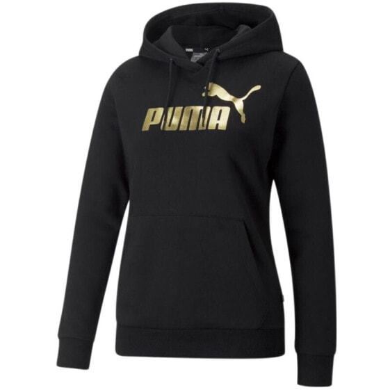 Puma ESS+ Metallic Logo Hoodie FL W 849958 01