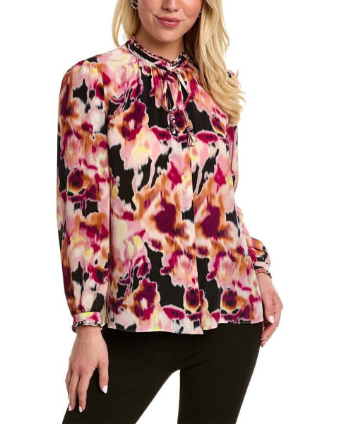 Kobi Halperin Mabel Silk Blouse Women's Pink Xs