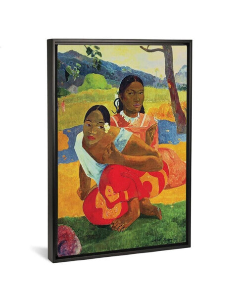 Nafea Faaipoipo by Paul Gauguin Gallery-Wrapped Canvas Print - 40" x 26" x 0.75"