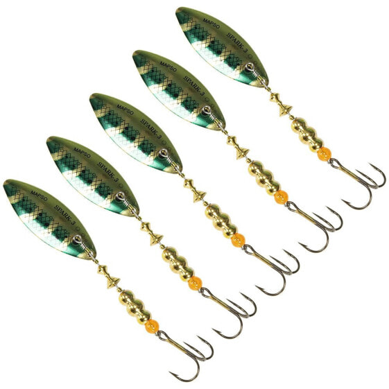 MAPSO Spark Trout Spoon 80 mm 11.5g 5 Units