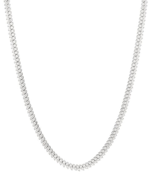 Lab Grown Diamond 17-1/4" Collar Necklace (5 ct. t.w.) in 14k White Gold