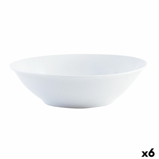 Салатник базовый керамический Quid Basic Белый (23 см) (6 штук)