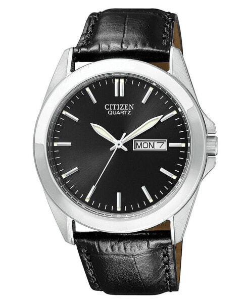 Наручные часы Citizen Chronograph Avion Brown Leather Strap Watch 48mm.