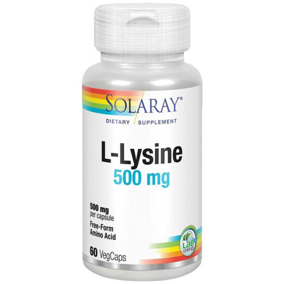 SOLARAY L-Lysine 500mgr 60 Units
