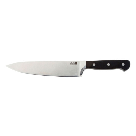 Поварской нож Quid Professional Inox Chef Black Чёрный Металл 20 cm (Pack 6x)