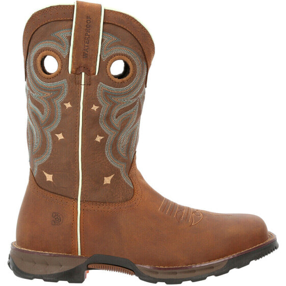 Durango Maverick 10 Inch Waterproof Steel Toe Work Womens Brown Work Safety Sho