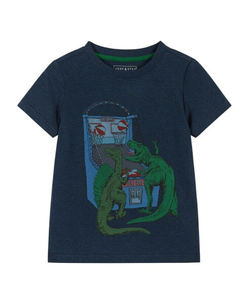 Toddler Boys / Crossbody Bag Short Sleeve Ringer Tee