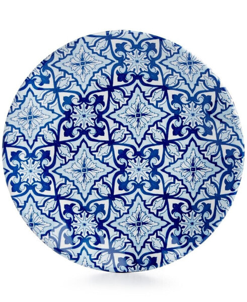 Talavera Azul Collection Melamine 5.5" Appetizer Plate, Set of 4