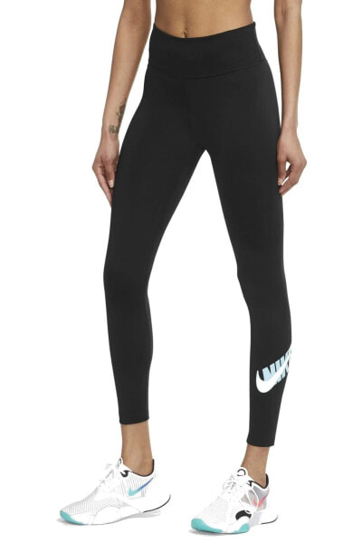 One Performance 7/8 Leggings Dri-fit Toparlayıcı Iç Cepli Siyah Tayt