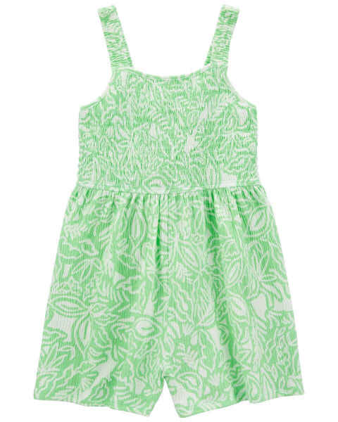 Kid Floral Gauze Romper 5