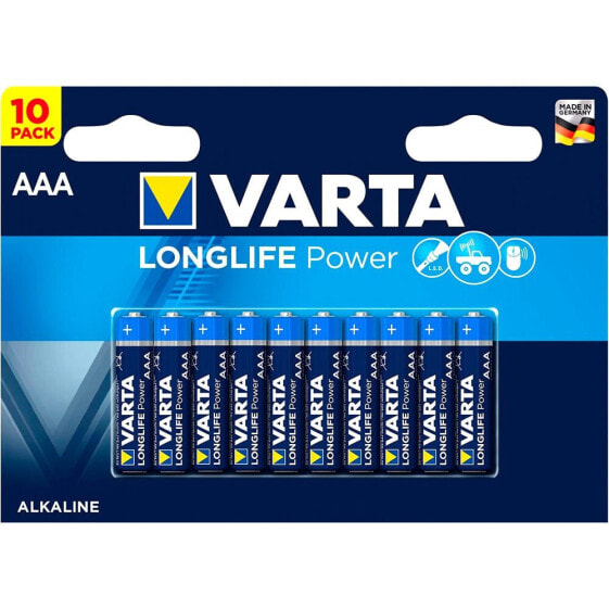 VARTA 1x10 Longlife Power Micro AAA LR03 Batteries