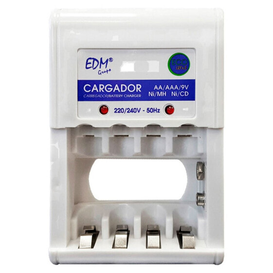 EDM 4xAA/1x9V Battery Charger