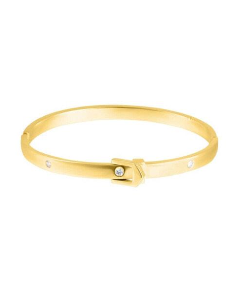 Gold Crystal Belt Bangle Bracelet