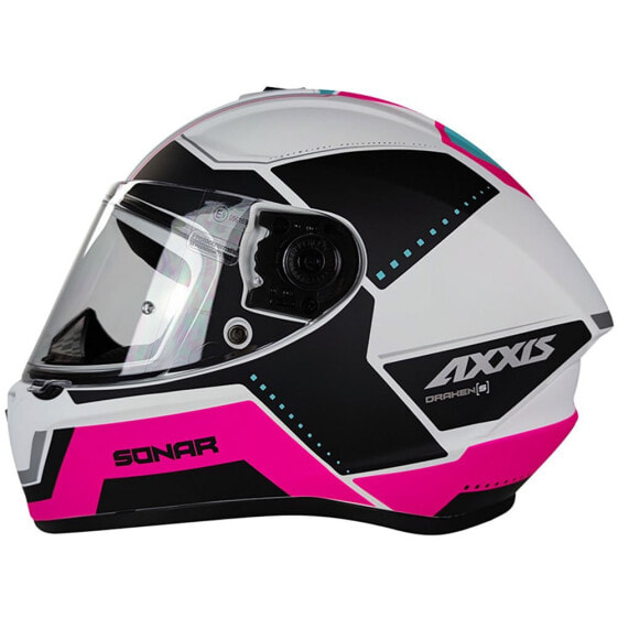 AXXIS FF112C Draken S Sonar A8 full face helmet