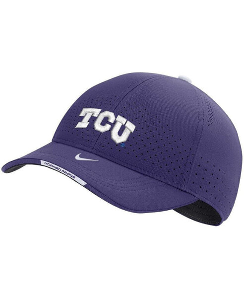 Men's Purple TCU Horned Frogs 2023 Sideline Legacy91 Performance Adjustable Hat