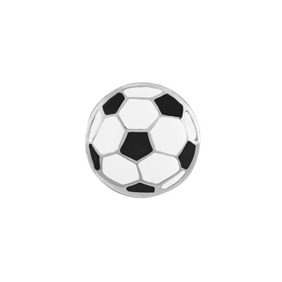 Stylish brooch with KS-210 soccer ball design