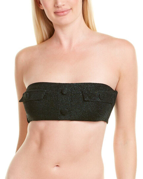 Devon Windsor Georgia Bandeau Top Women's Green S