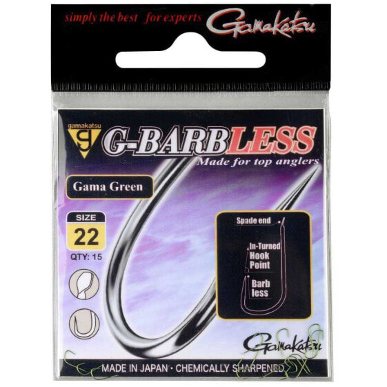 GAMAKATSU Gama Barbless Spaded Hook