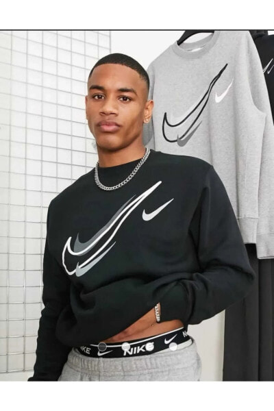 Толстовка мужская Nike Sportswear Multi Swoosh Grafikli Polar Hoodie CNG-STORE®.