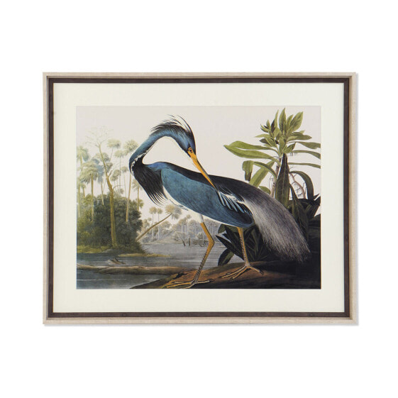 Картина DKD Home Decor Птица Восточный (88 x 3,5 x 70 cm)