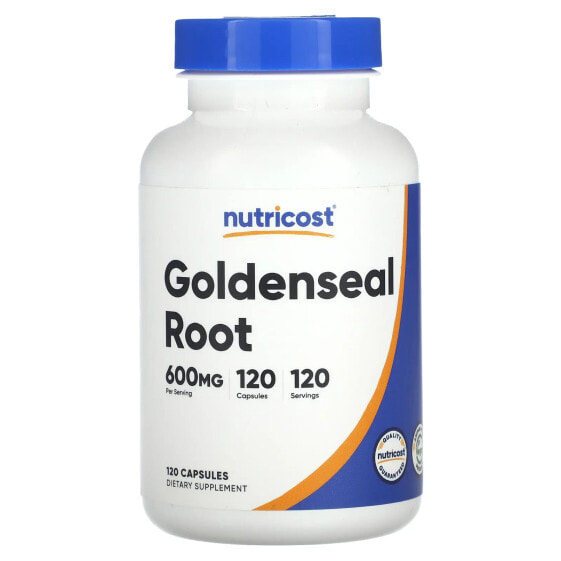 Экстракт Золотого Целебника Nutricost, 600 мг, 120 капсул