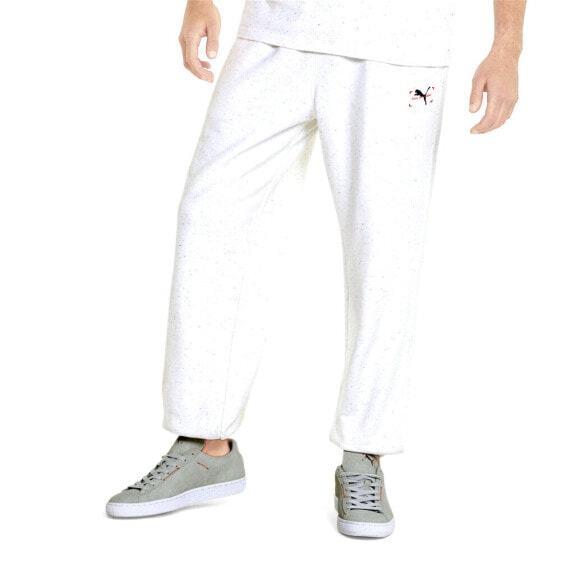Puma Re:Collection Relaxed Pants Mens White Casual Athletic Bottoms 53395965