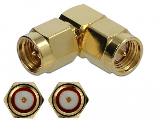 Delock 89950 - SMA - Gold - Gold - 50 ? - 1.6 cm - 16.5 mm