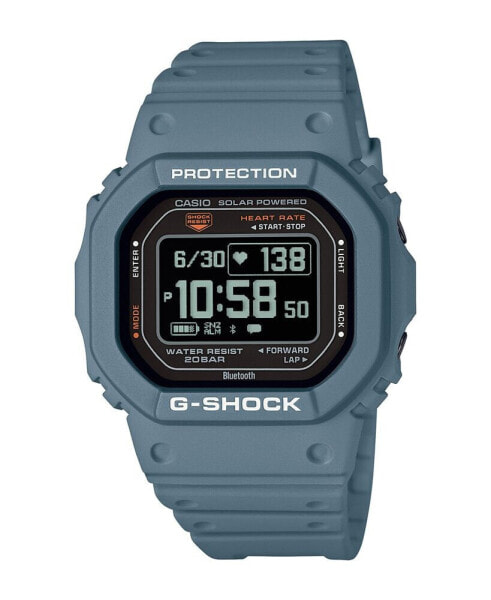 Men's Digital Blue Plastic Watch 44.5mm, DWH5600-2