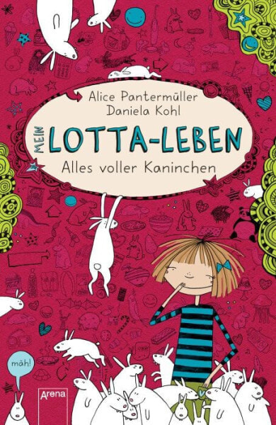 Детская книга Arena Verlag "Приключения Лотты: Повсюду кролики"