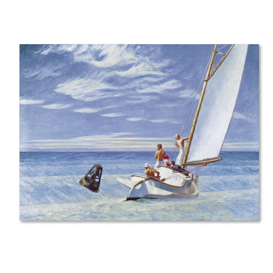 Edward Hopper 'Ground Swell' Canvas Art - 19" x 14" x 2"