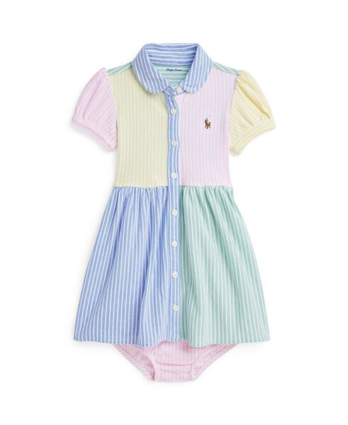 Baby Girls Mesh Fun Shirtdress and Bloomer Set