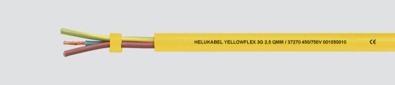 Helukabel YELLOWFLEX - Low voltage cable - Yellow - Rubber - 1.5 mm² - 19 kg/km - -25 - 60 °C