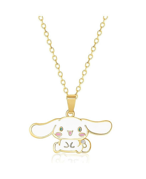Hello Kitty sanrio Cinnamoroll Enamel 3D Pendant, 18'' Chain