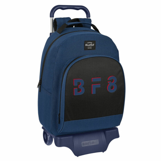 Детский рюкзак Blackfit8 Urban Чёрный Тёмно Синий (32 x 42 x 15 см)
