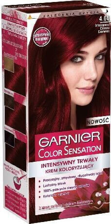 Garnier Color Sensation Krem koloryzujący 4.60 Red Brown- Intensywna ciemna czerwień