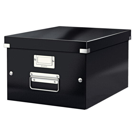 Esselte Leitz Click & Store Medium Box - Hardboard - Black - A4 - Envelope - Flat file - Folder - Letter - Note - Paper - Sheet protector - 16.7 L - 900 g