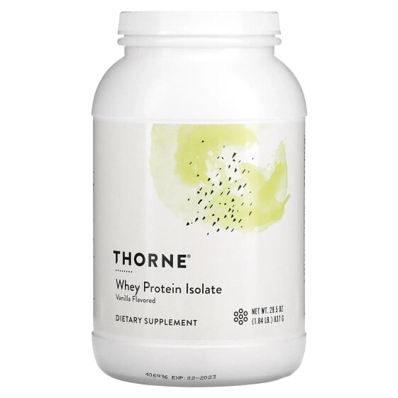 Протеин сывороточный Thorne Whey Protein Isolate, Шоколад, 1.99 фунтов (906 г)